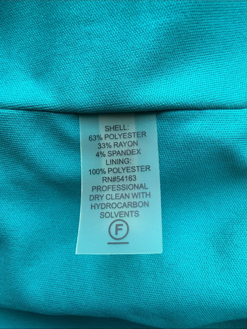 Calvin Klein Teal Cap-Sleeve Sheath Dress with Front Ruching - Picture 5 of 5